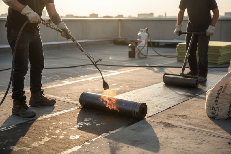 Tar And Gravel Roof Service detail